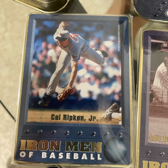 Iron Men Of Baseball 5 Metal Cards Included! - Picture 9 of 10